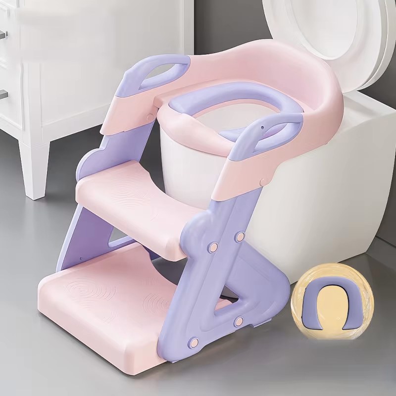 2 in 1 Foldable Baby Training Toilet Ladder